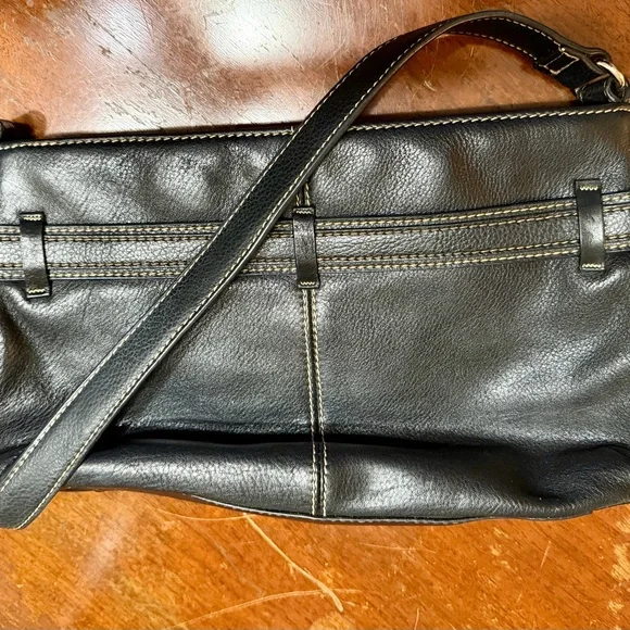 The Sak Black Leather Shoulder bag - Picture 3 of 3